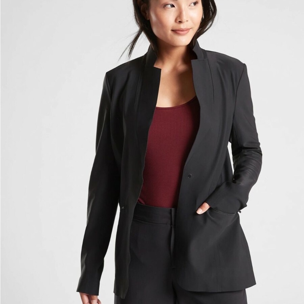 Athleta Interstellar blazer office work size 4 NWT
